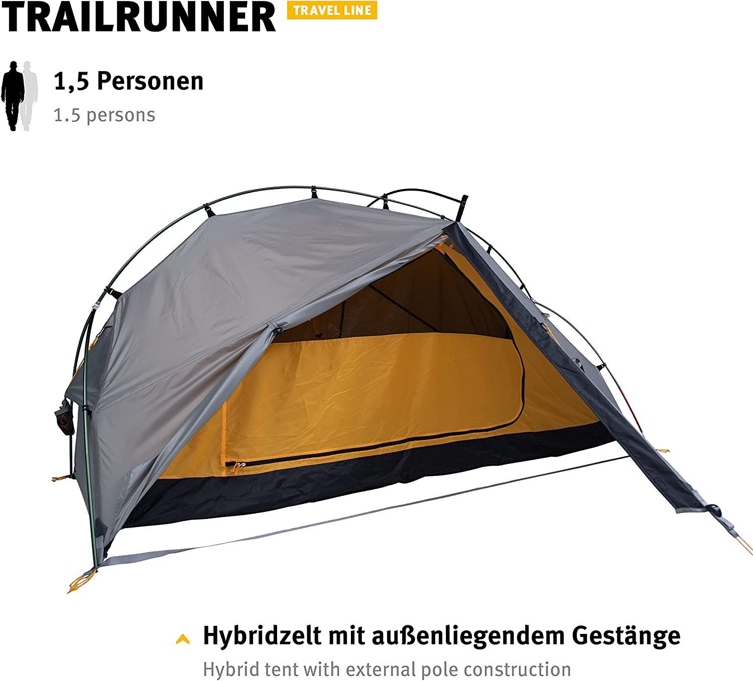 Personen: 3-Jahreszeiten 1-2 Trailrunner Line Igluzelt - Personen Travel - Tents Zelt Wechsel 1 Zelt,