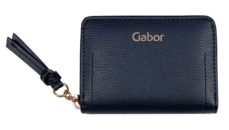 Gabor Geldbörse MALIN WALLETS Small zip wallet, in Lederoptik dunkelblau
