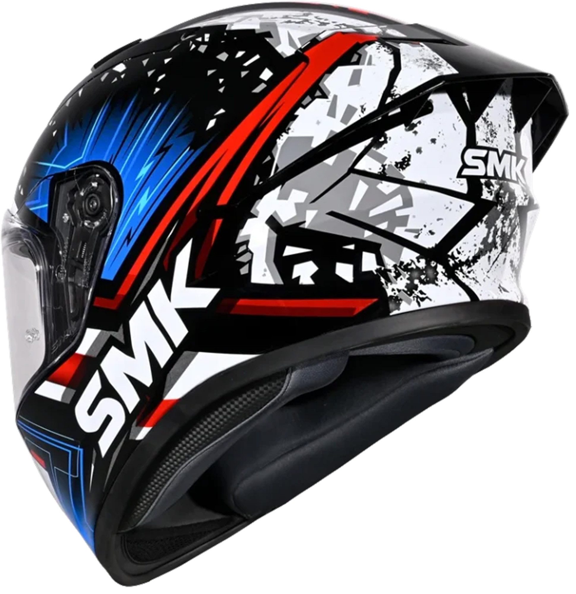 SMK Motorradhelm Stellar Flare Helm, Vorbereitet Für Kommunikationssystem,vorbereitet Pinlockscheibe