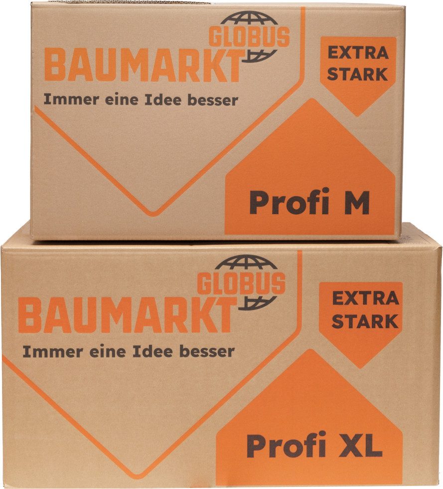 Globus Baumarkt Umzugskarton Globus Umzugskarton Basic L Innenmaß 58x33x32,5cm