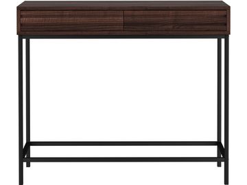 loft24 Konsolentisch Cecilie, Anrichte mit 2 Schubladen, Metallgestell, Breite 90 cm
