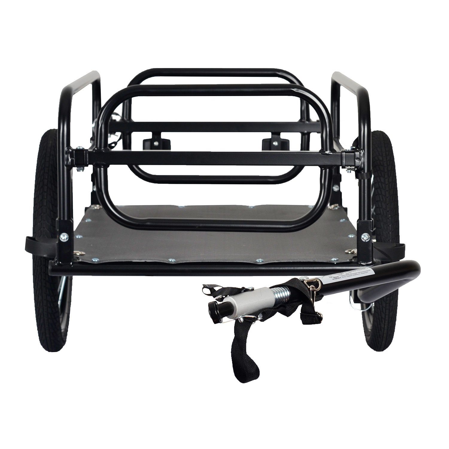 TIGGO Folding Bicycle Cargo Trailer, 70 Liter Capacity, Made of Durable Steel Frame - Large Loading Area up to 70 Liters