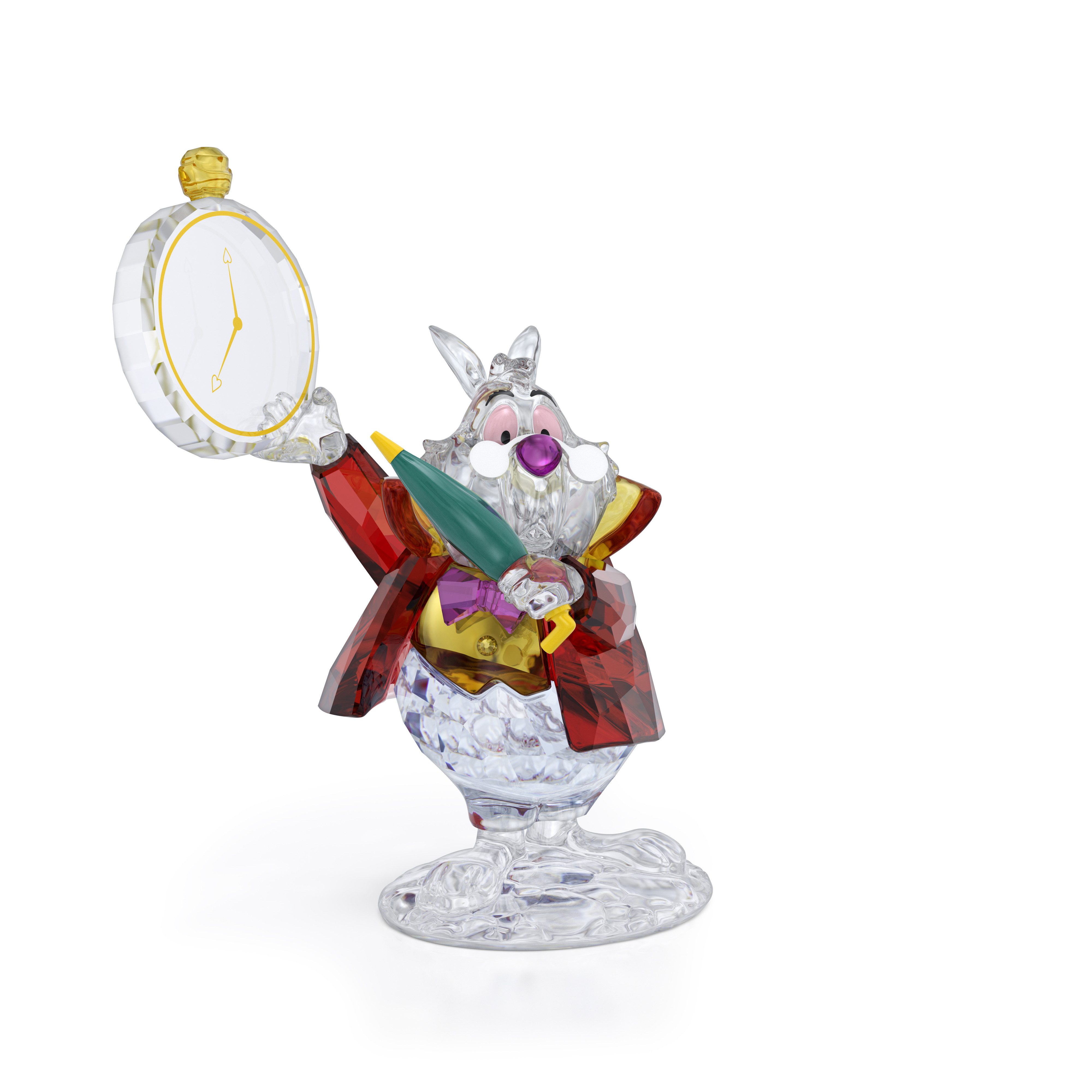Swarovski Dekofigur Kristallfigur Sammelfigur Alice White Rabbit Weißes Kaninchen (1 St), Swarovski® Kristall