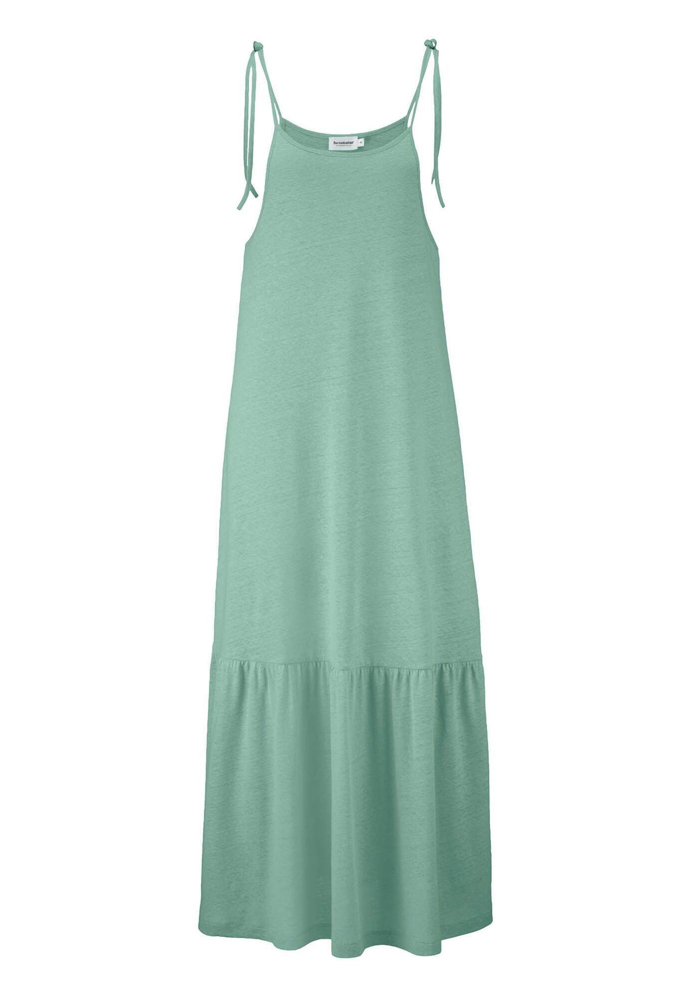 Hessnatur Jerseykleid Relaxed aus reiner Bio-Baumwolle mit Leinen (1-tlg)