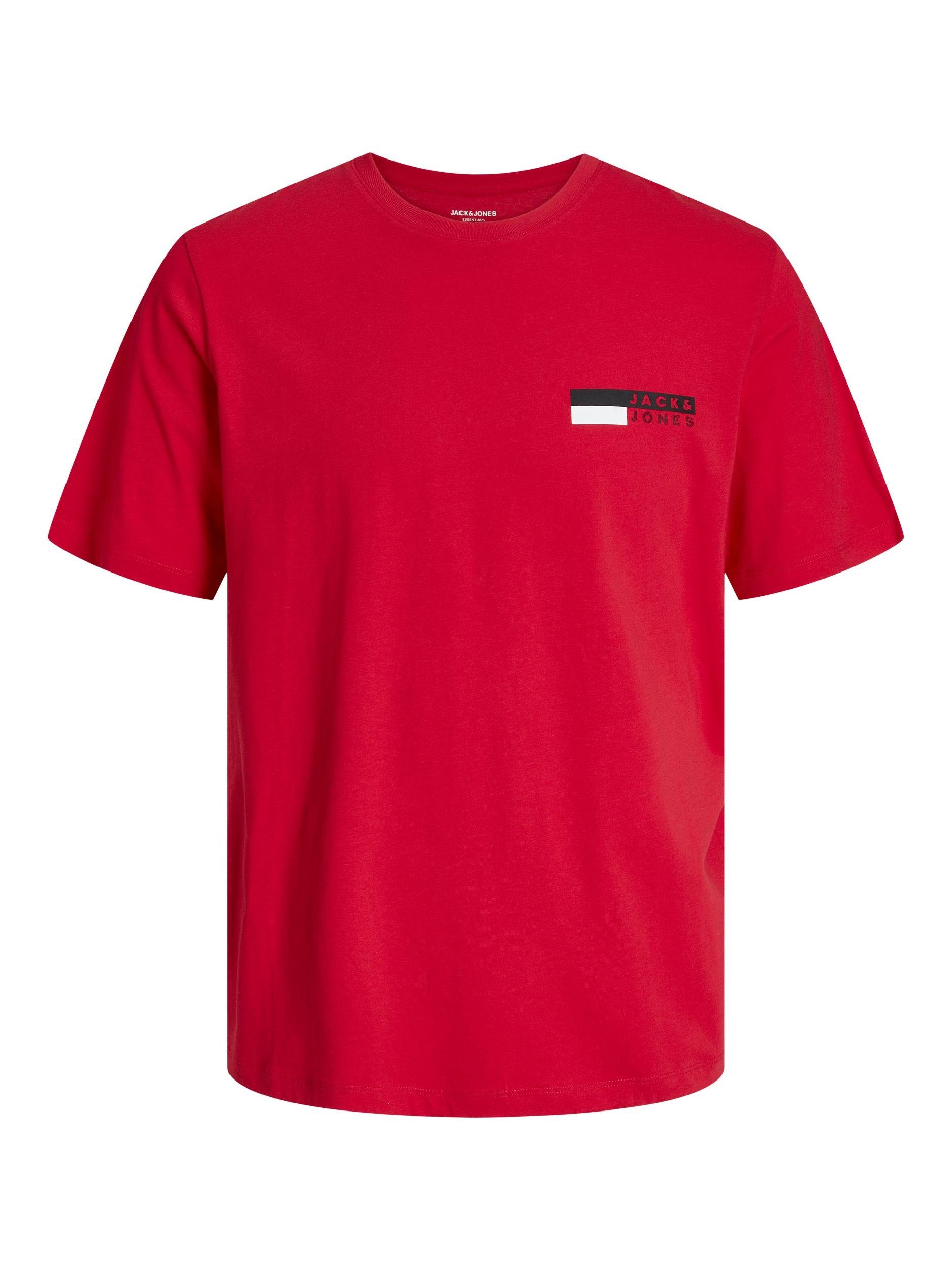 Jones SS JJECORP true red LOGO & PLAY TEE Jack O-NECK NOOS Rundhalsshirt