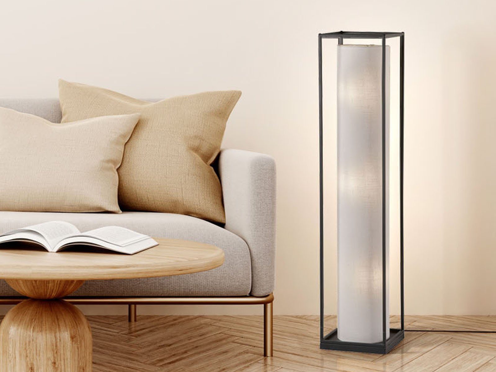 FISCHER & HONSEL LED Stehlampe, Leuchtmittel dimmbar, LED wechselbar, Warmw günstig online kaufen