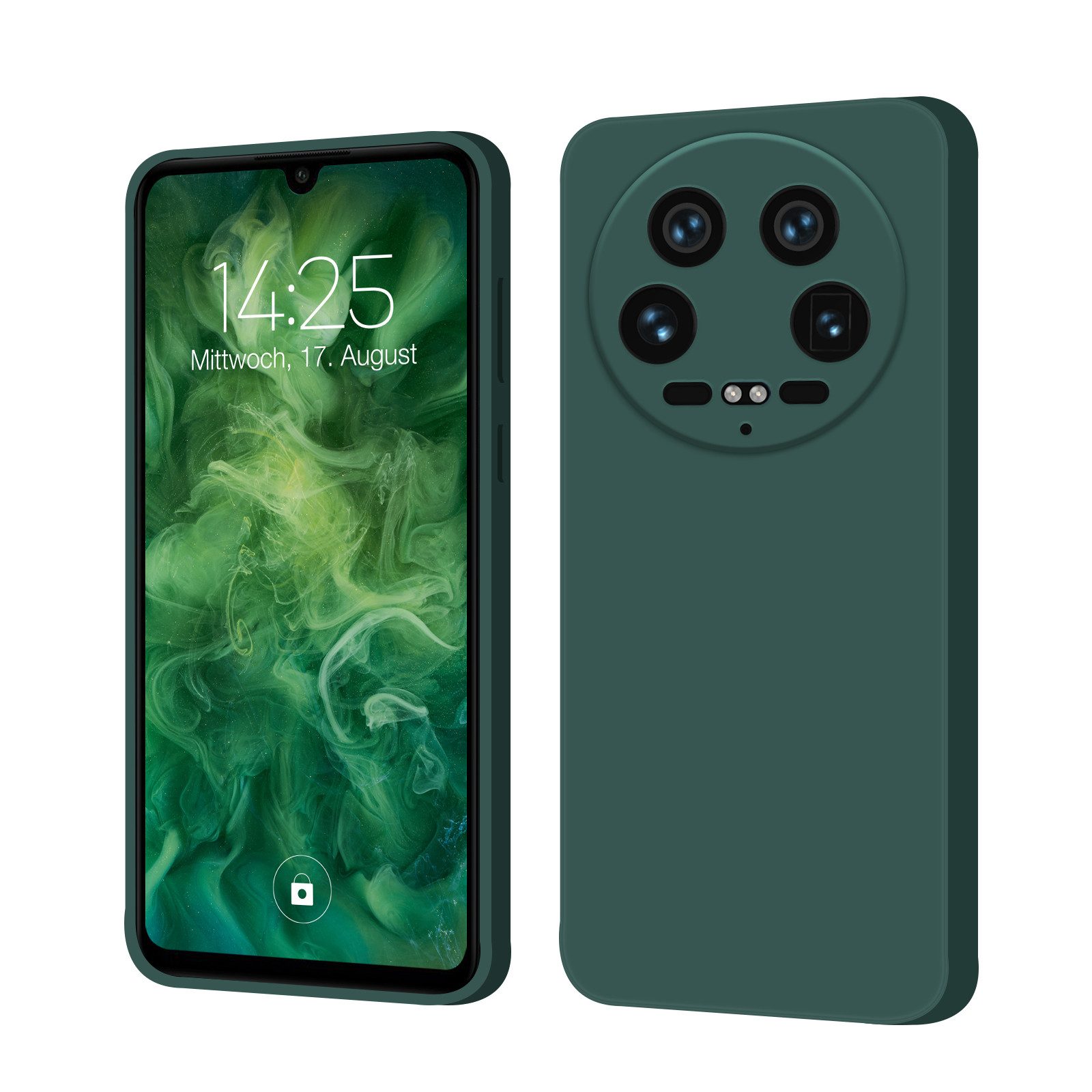 Tec-Expert Handyhülle SoftGrip Cover Hülle für Xiaomi 14 Ultra, Cover Bumper Case viele Farben wahlweise mit Glas