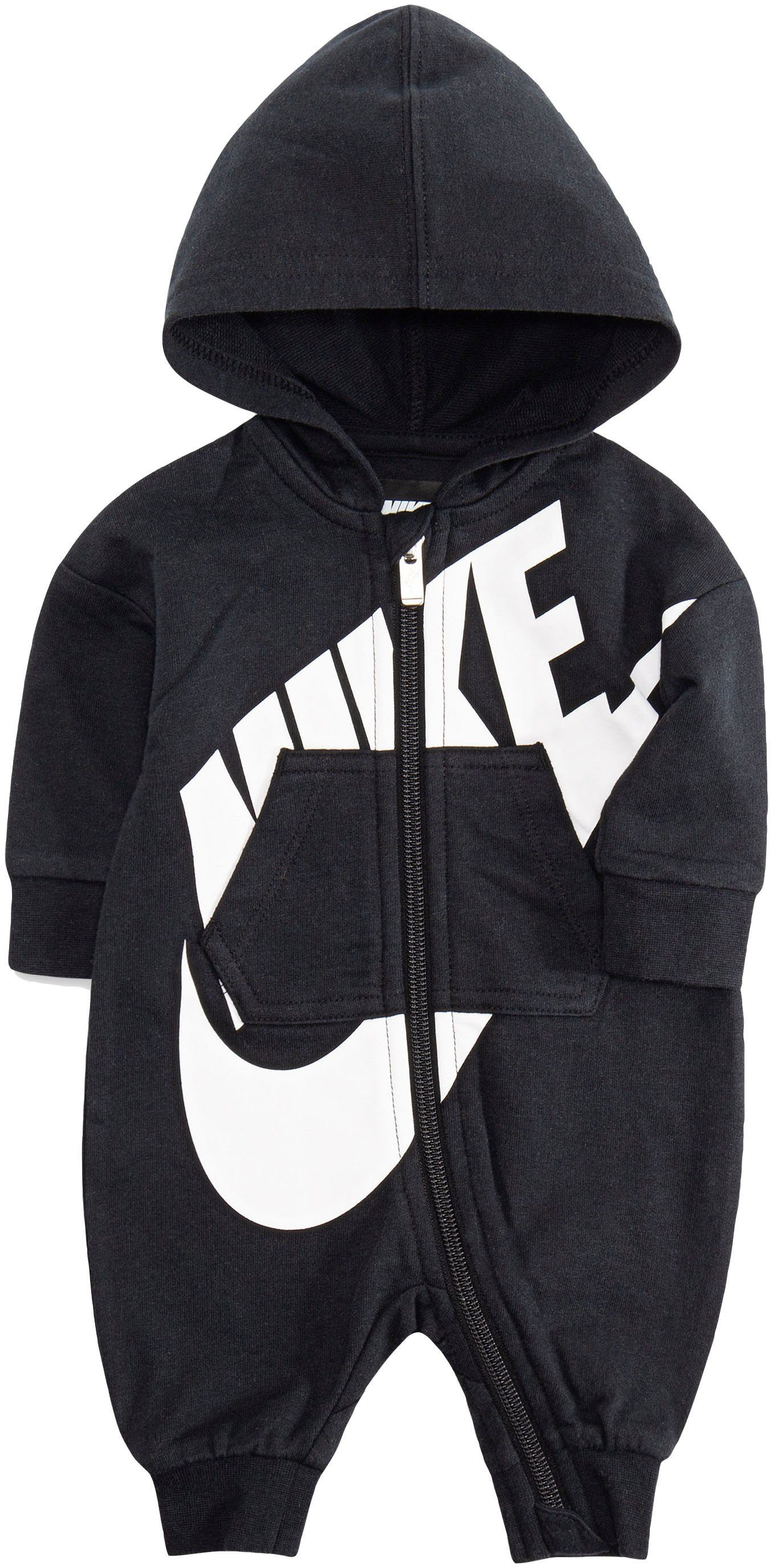 Nike Sportswear Strampler NKN ALL DAY PLAY COVERALL schwarz-weiß | Strampler