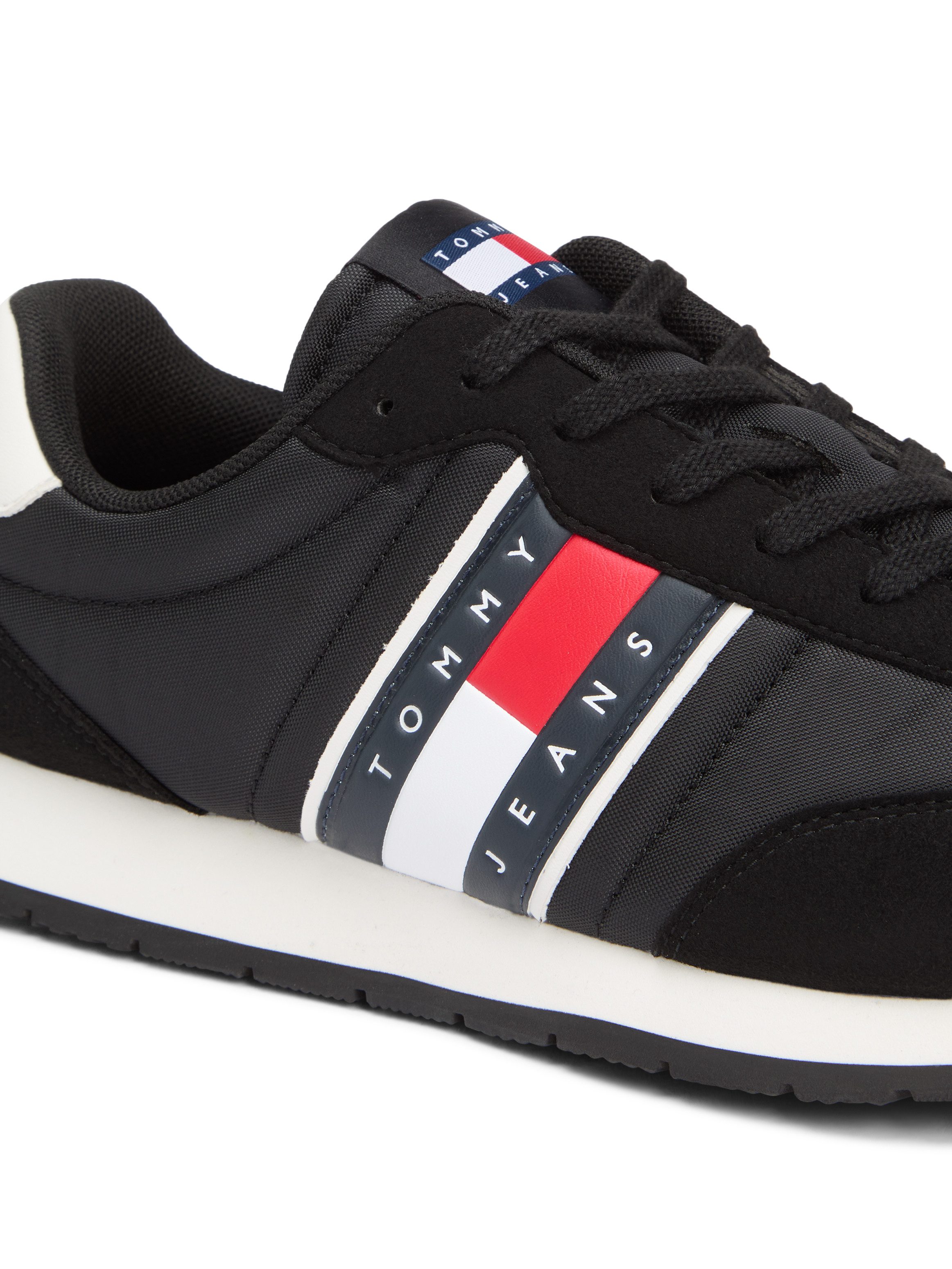 Tommy Jeans TJM CLASSIC RUNNER Sneaker Freizeitschuh, Halbschuh, Schnürer mit Kontrastbesätzen