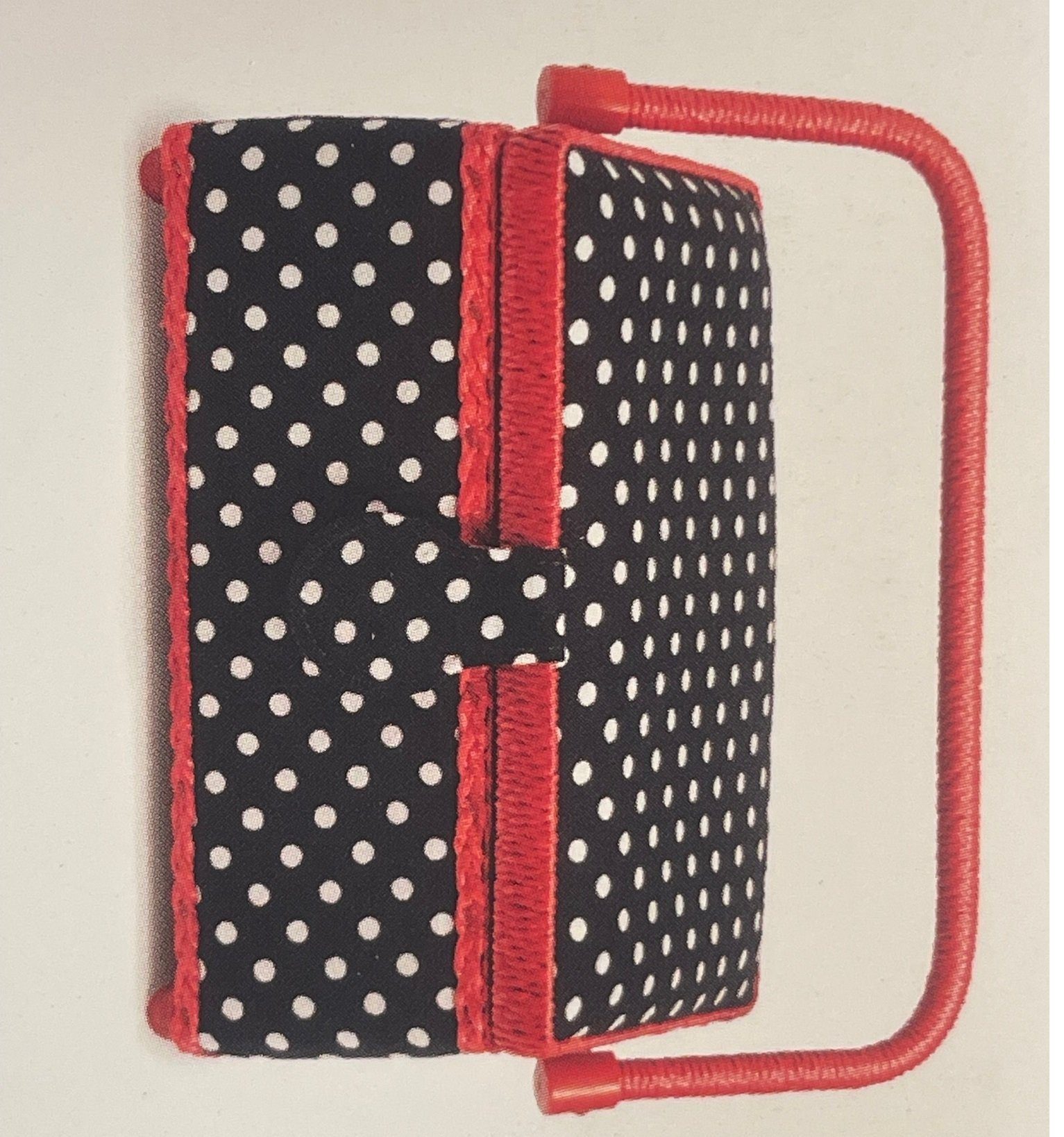 Prym Nähkorb Nähkorb Polka Dots schwarz/weiß Grösse S (1 St)