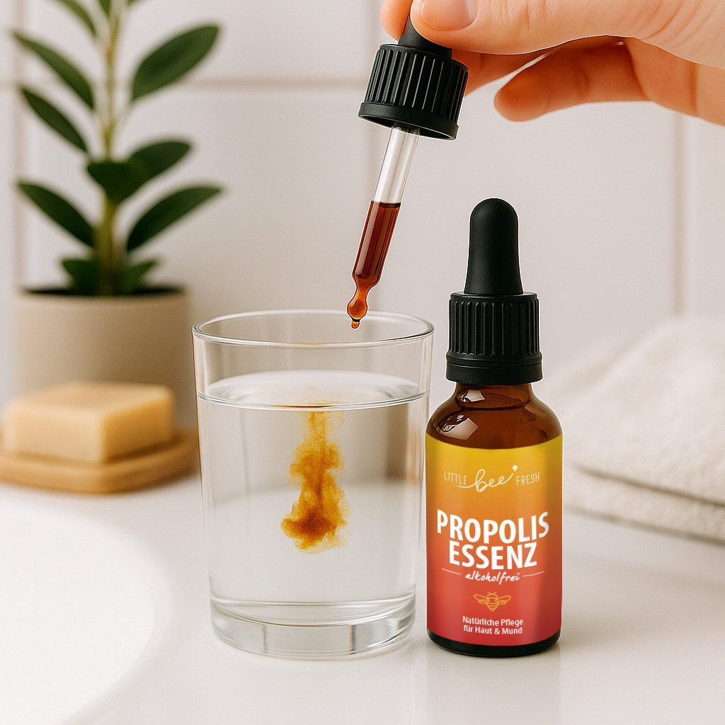 little bee fresh Mundspülung Propolis Essenz alkoholfrei, (1-tlg) natürliche Pflege aus dem Bienenstock – für die ganze Familie