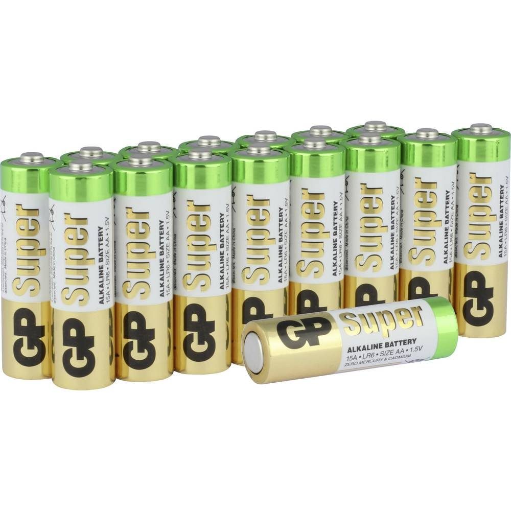 GP Batteries GP Alkaline Mignon-Batterien, 16er Akku