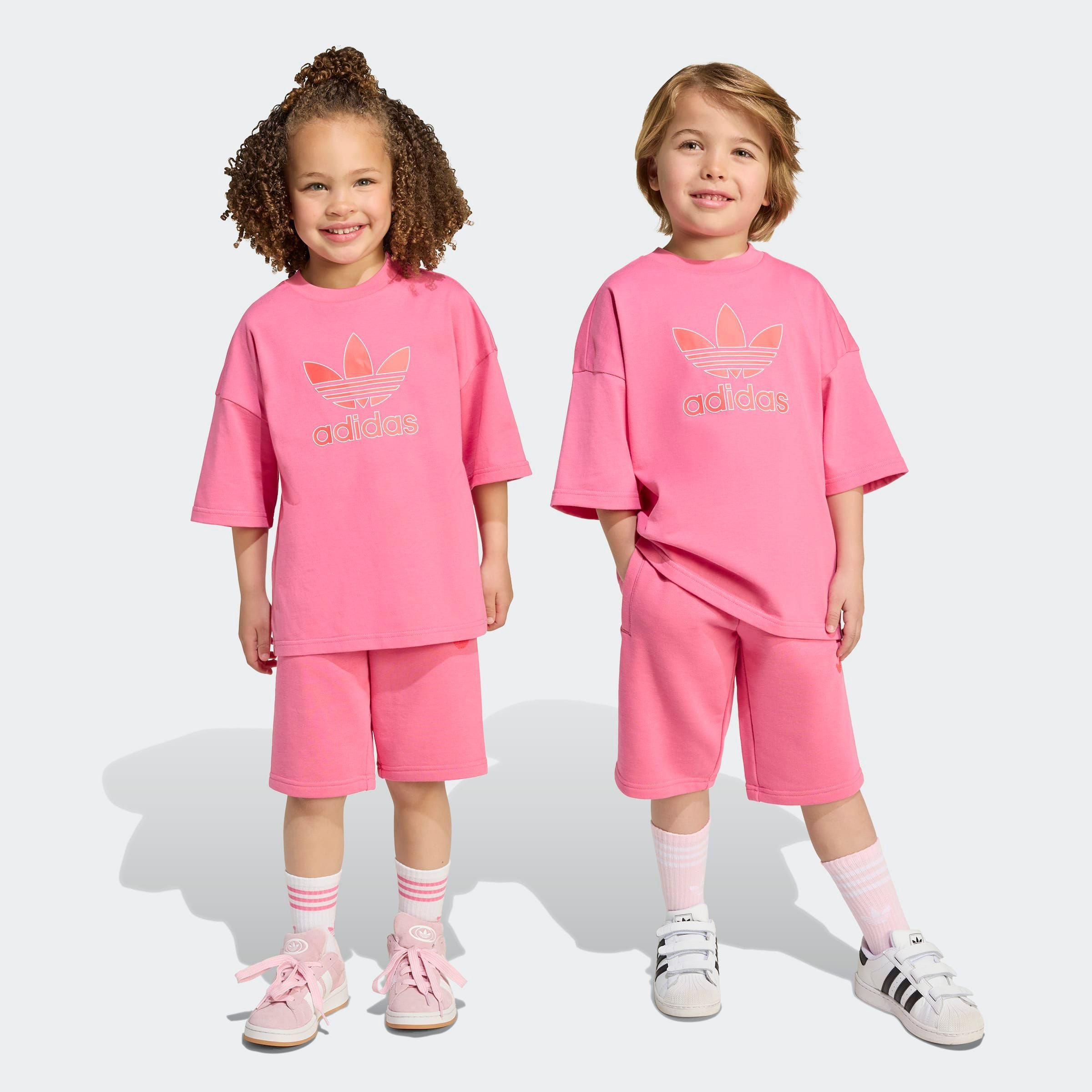 adidas Originals Trainingsanzug UND SET BIG LOGO DESIGN KIDS (2-tlg)