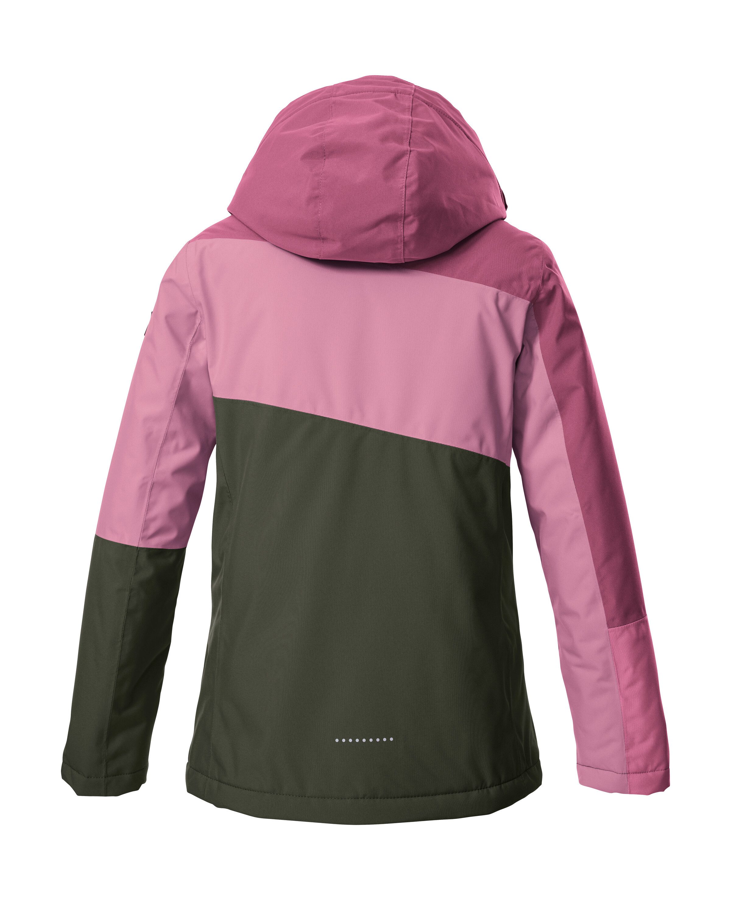 Killtec Funktionsjacke KOW 218 GRLS JCKT Winddichte, wasserdichte Kinderjacke mit verstellbarer Kapuze