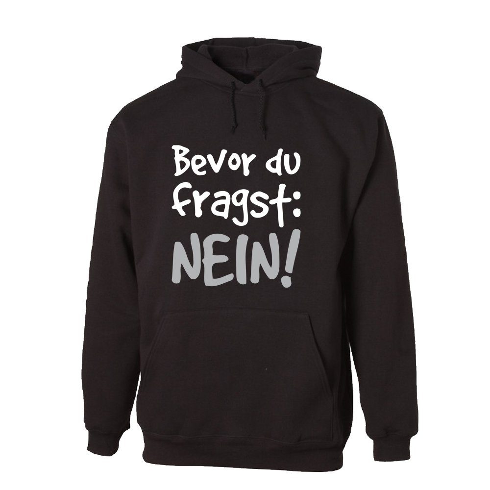 G-graphics Hoodie Bevor du fragst: NEIN! günstig online kaufen