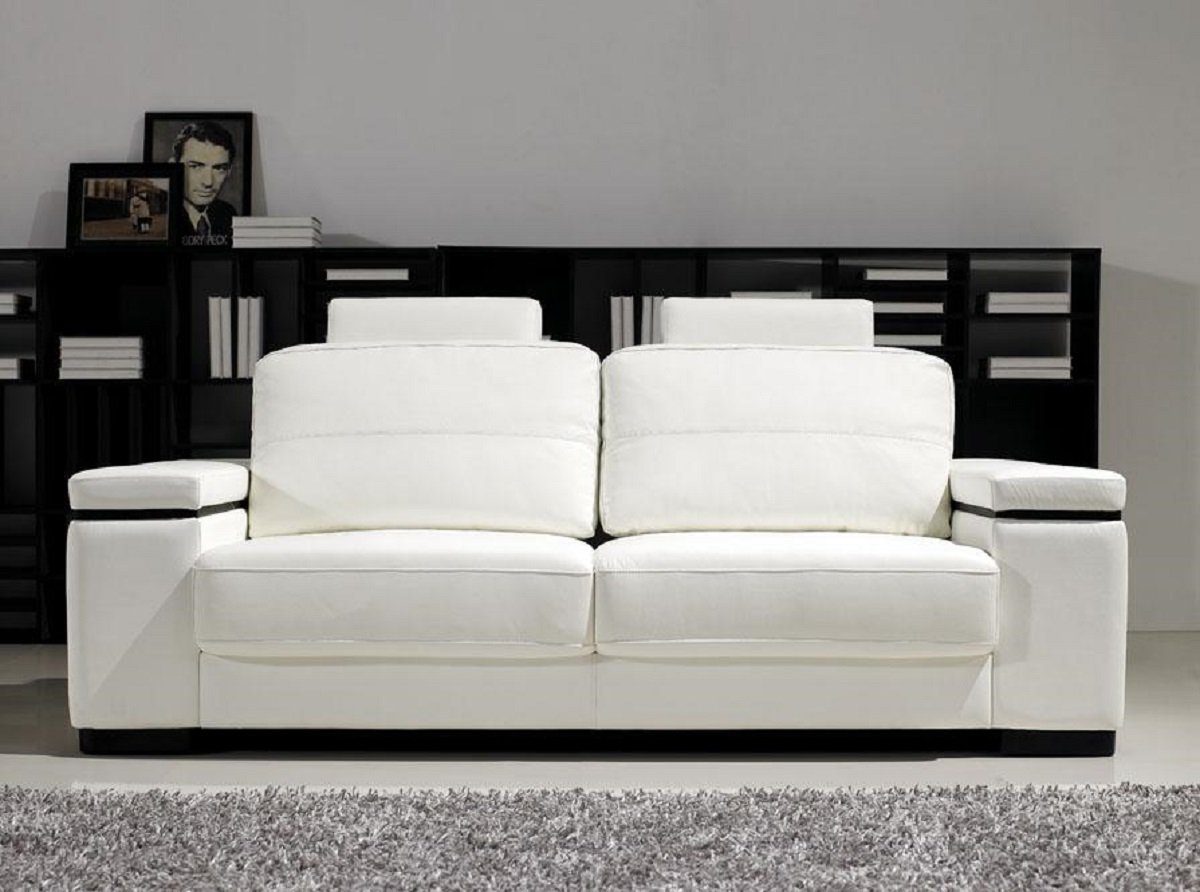 Sofa Moderne Design Couchen Sofa 3 Dreisitzer Polster Leder JVmoebel Sitzer Sofas