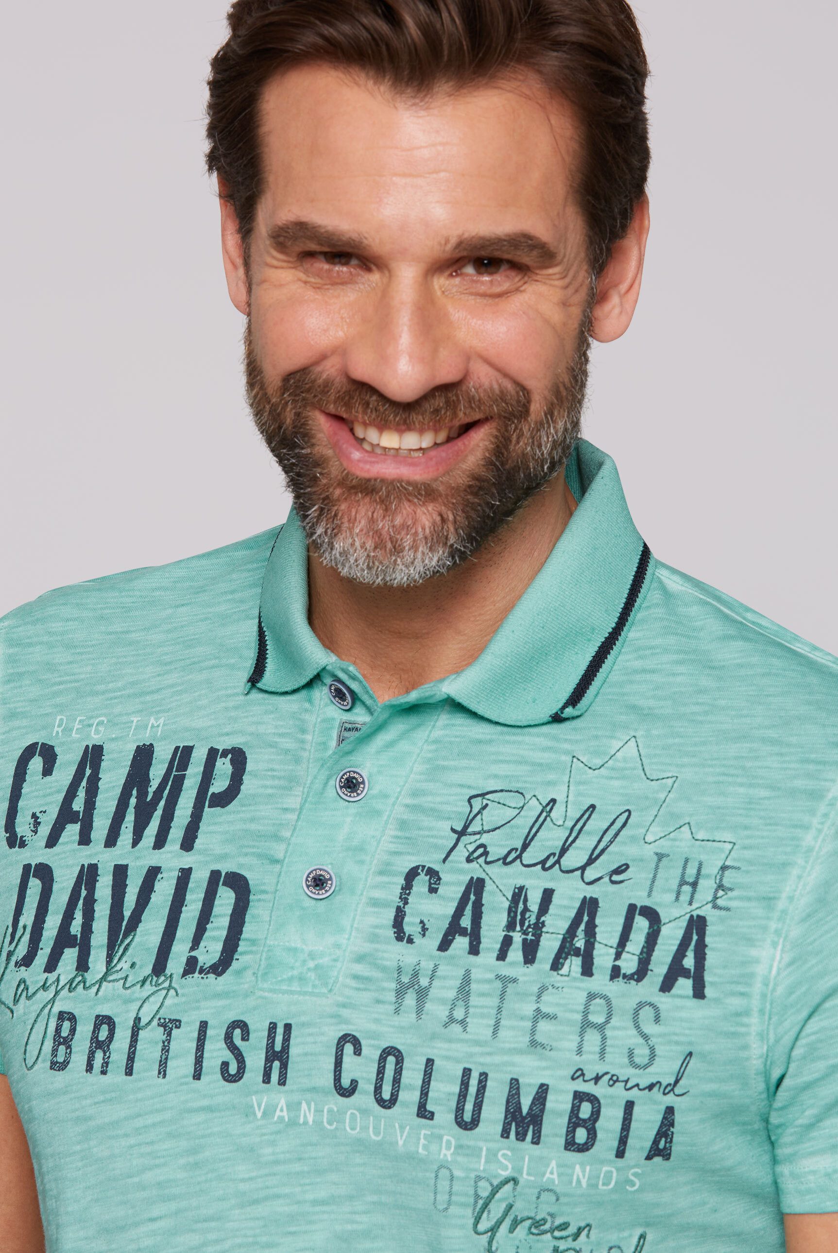 CAMP DAVID Poloshirt aus Baumwolle