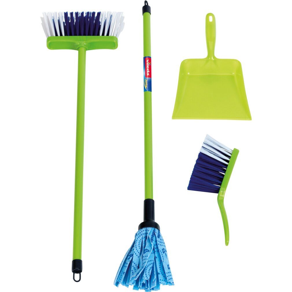 Theo Klein Spiel Vileda Wischmopp Set Color Line, grün