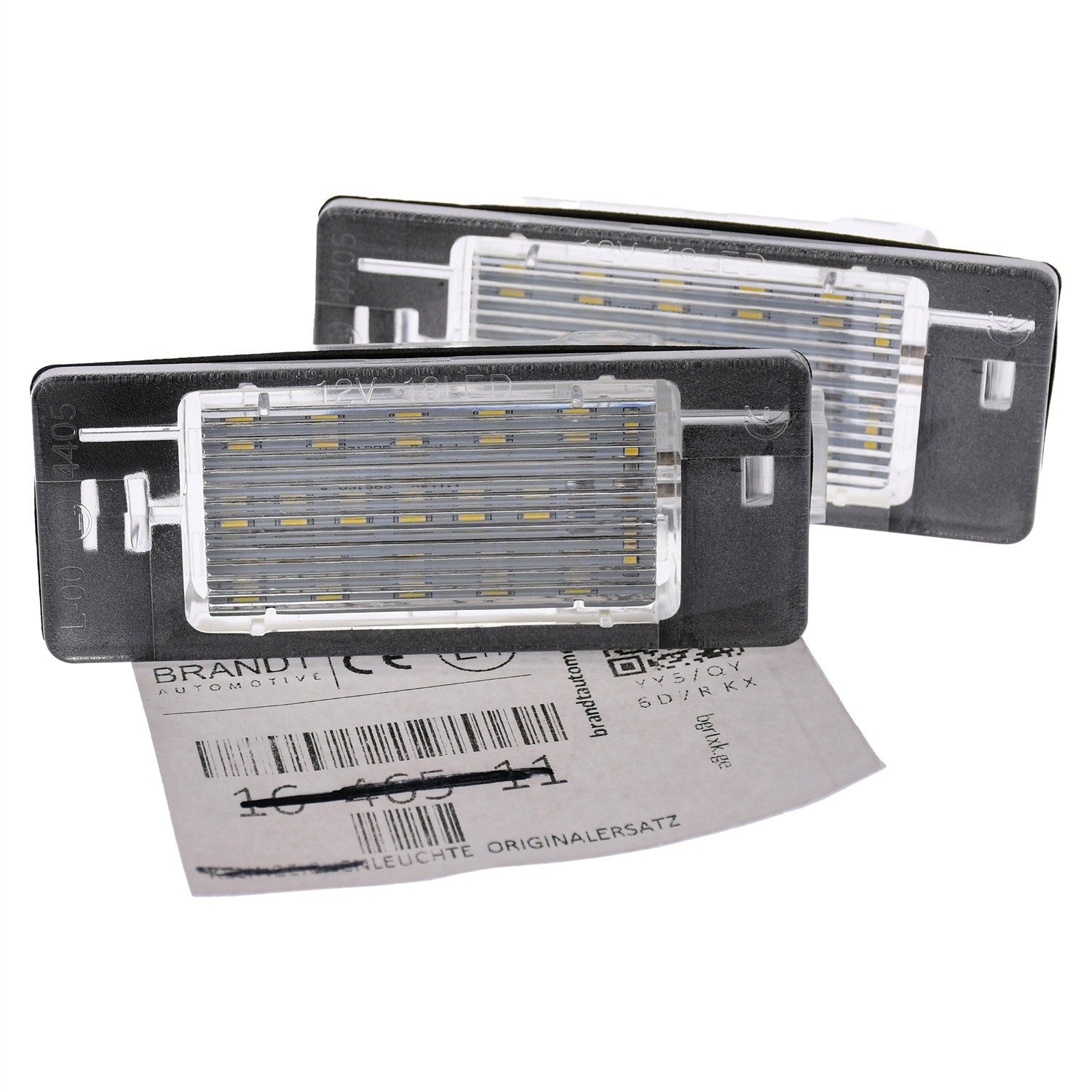 BRANDT AUTOMOTIVE KFZ-Ersatzleuchte LED Kennzeichenleuchten Auto Kennzeichenbeleuchtung, für Opel Vectra C Caravan C (03–08); Vectra C GTS Schrägheck C (02...