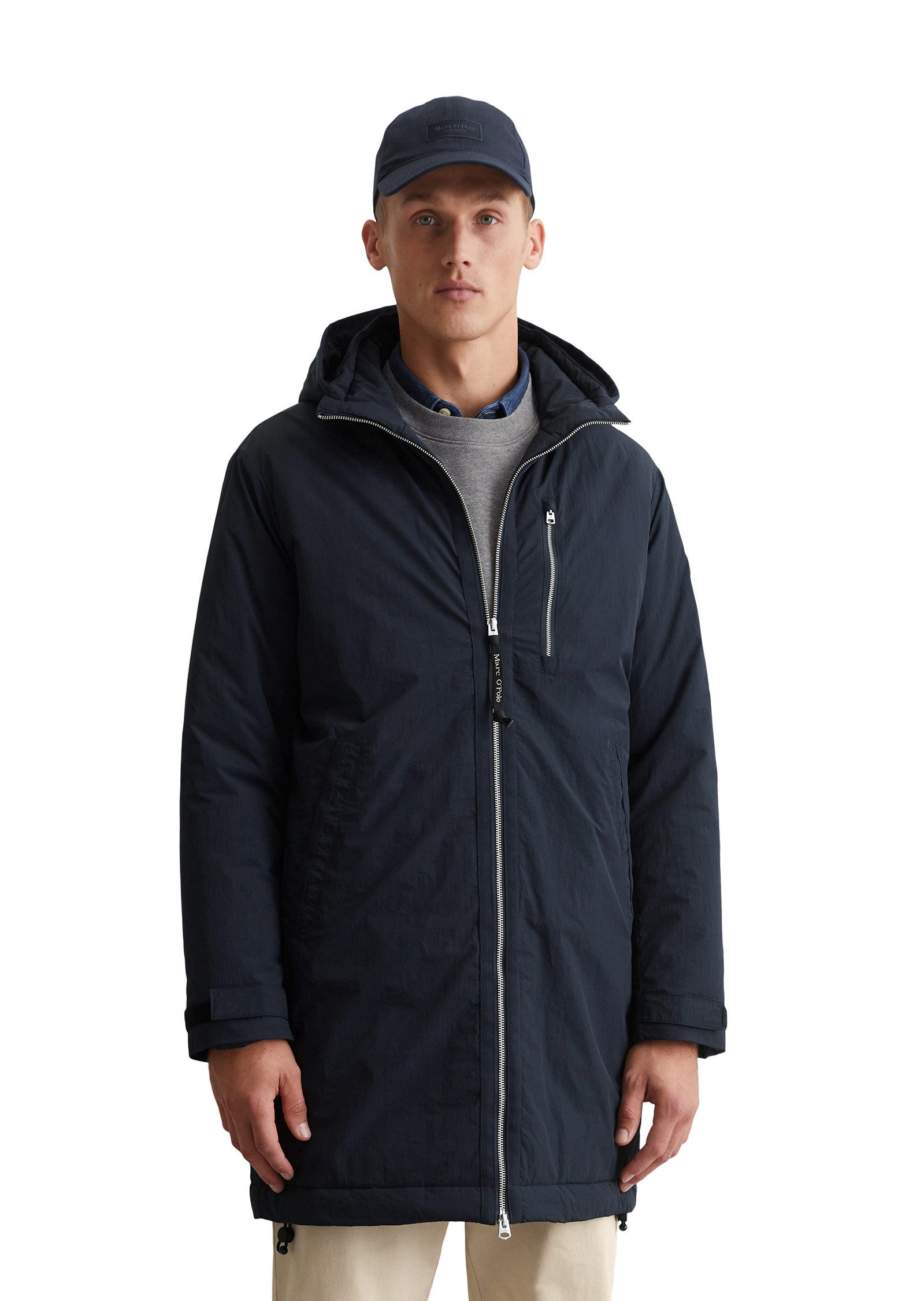 Marc O'Polo Outdoorjacke aus wasserabweisendem, recyceltem Material