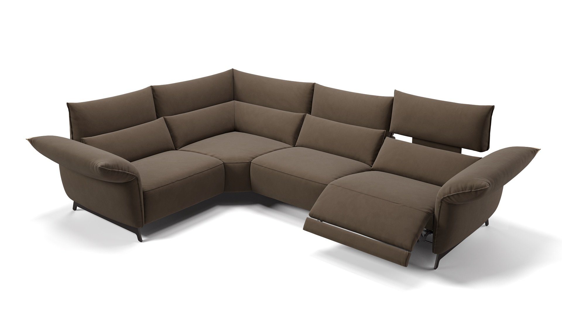 Sofanella Ecksofa Stoff CUNEO, Eckcouch, Ecksofa, Sitzecke, Polsterecke, Stoff Sofas, Stoffsofa