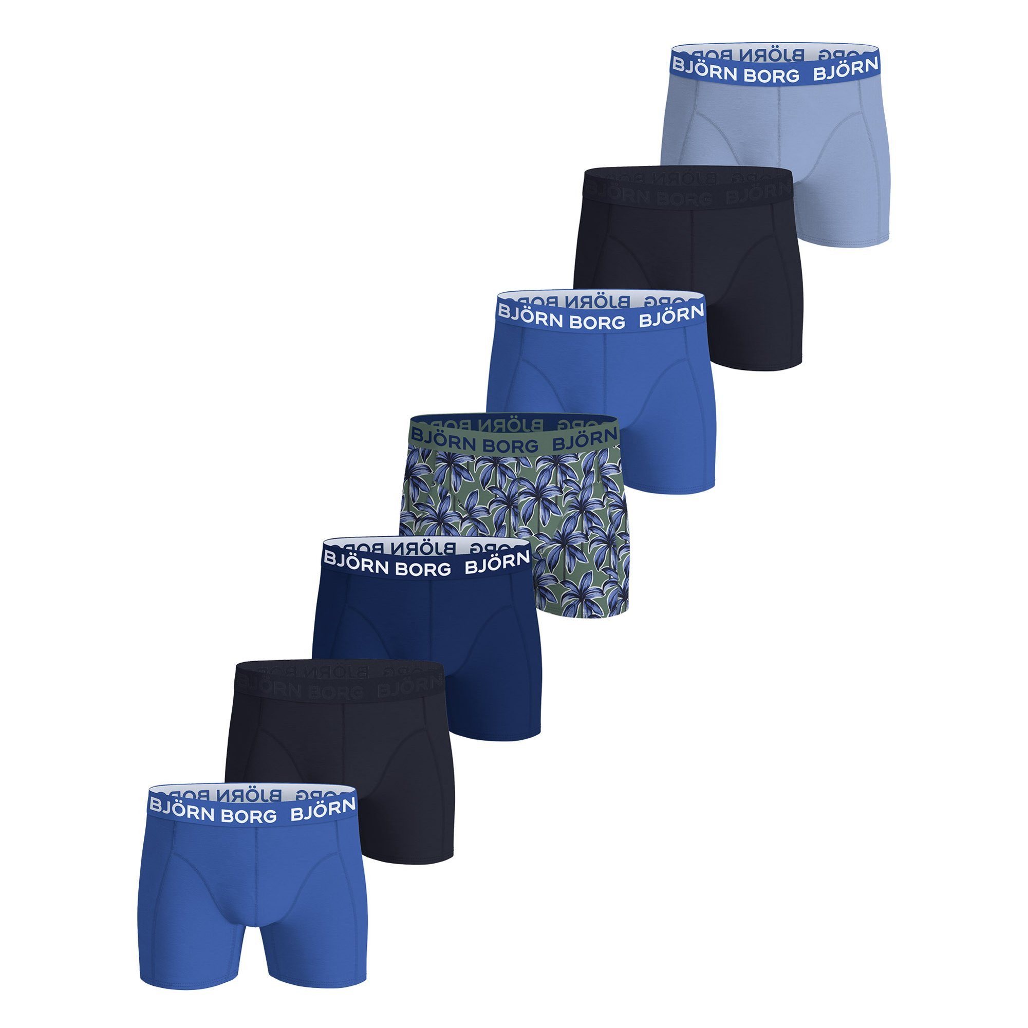 Björn Borg Boxer Herren Boxershort 7er Pack Baumwolle (Packung, 7er Pack)