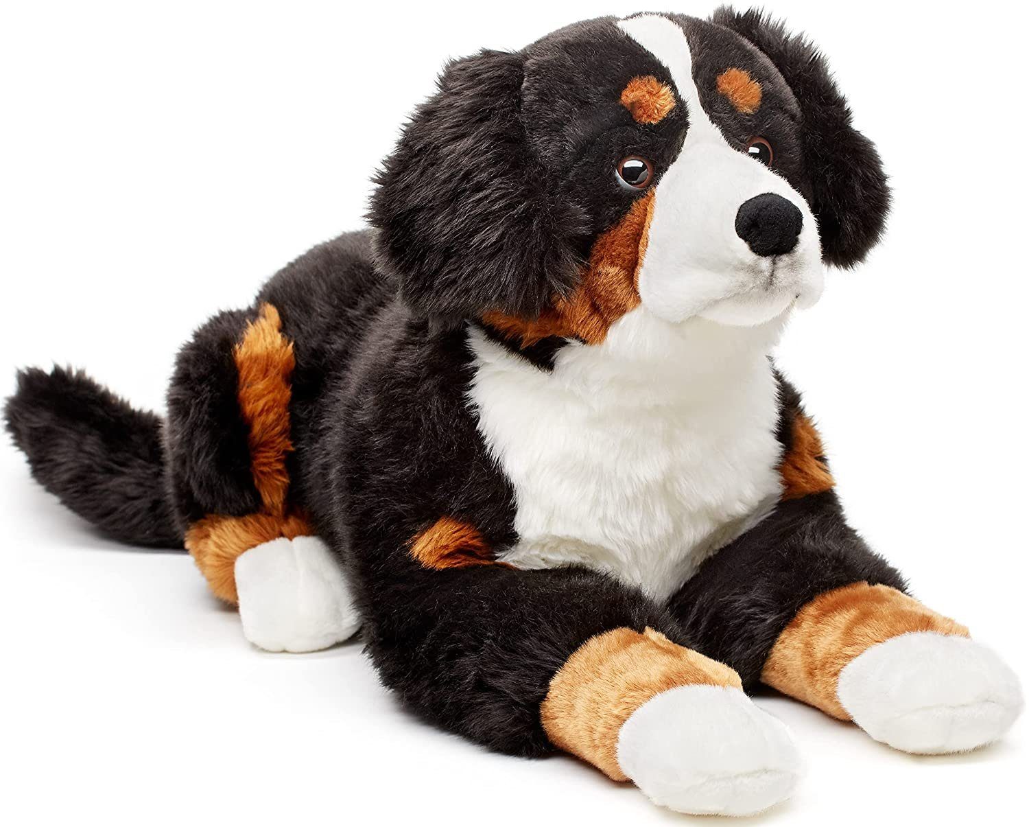 Uni-Toys Kuscheltier Berner Sennenhund, liegend - 70 cm (Довжина) - Plüsch-Hund - Plüschtier, zu 100 % recyceltes Füllmaterial