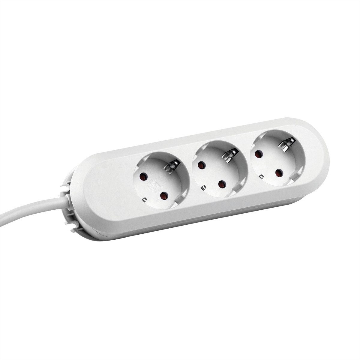 Bachmann SMART Steckdosenleiste 3x Schutzkontakt Steckdosenleiste (Kabellänge 3 m), 387.271