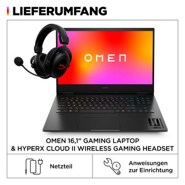 HP 16-wf1286ng Gaming-Notebook (40,89 cm/16,1 Zoll, Intel Core i9 14900HX, GeForce RTX 4080, 1000 GB SSD)