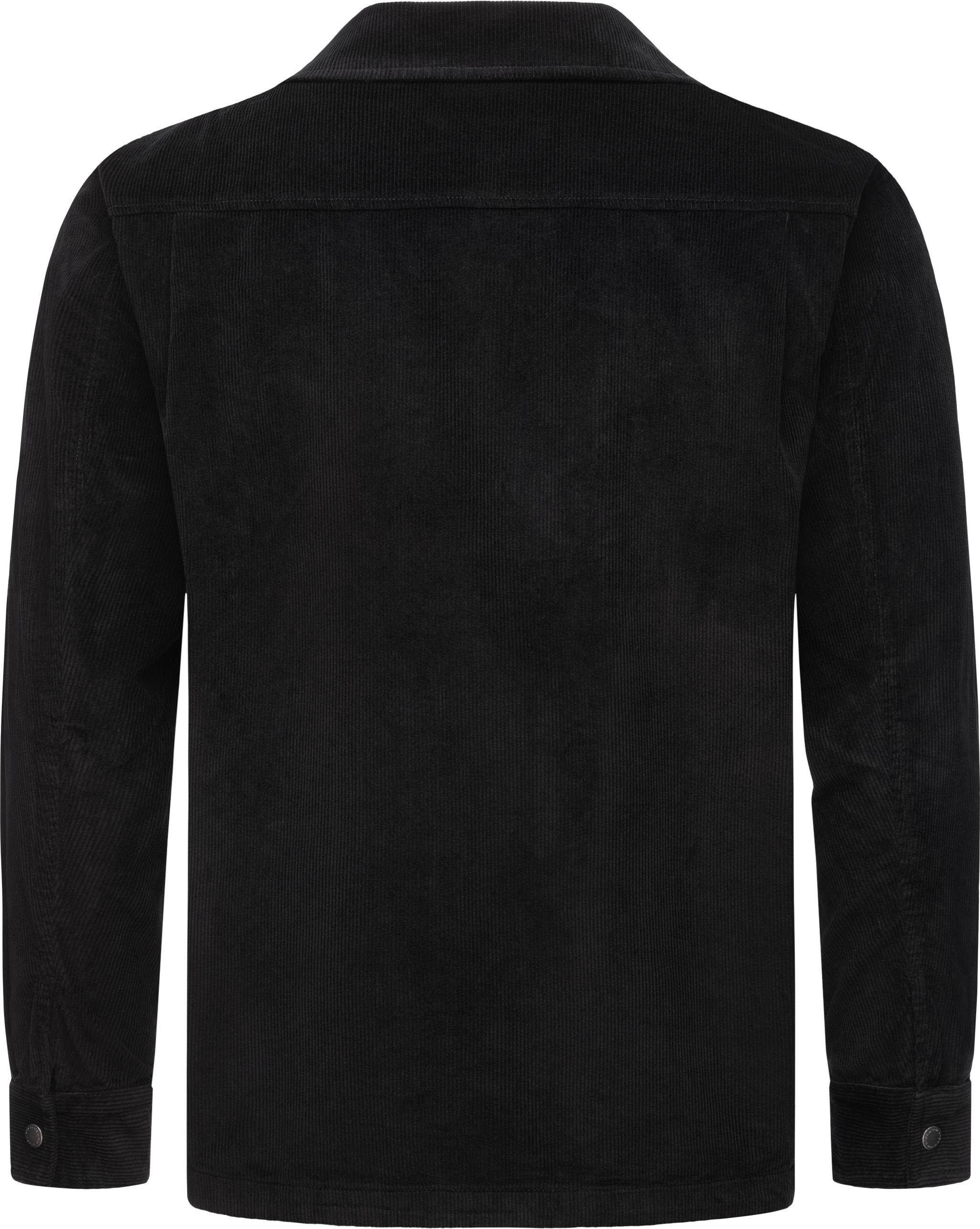 Ragwear Langarmhemd Cordy Stylische Herren Hemdjacke aus Cord mit großen Brusttaschen