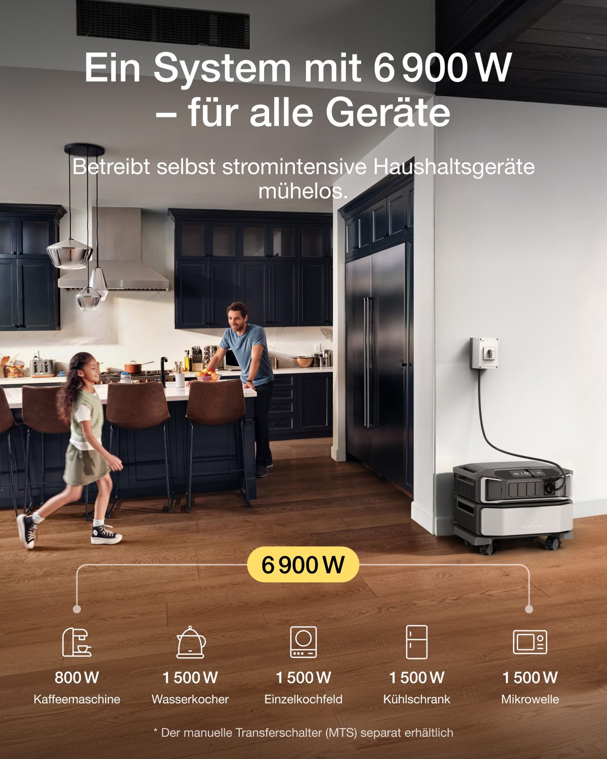 Ecoflow EcoFlow DELTA Pro Ultra Powerstation, 6 144 Wh, 6 900 W AC-Ausgang Powerstation