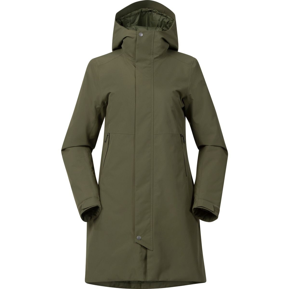 Bergans Outdoorjacke Oslo Insulated Shell Coat Women Stilvoller, wasserdichter Mantel für Alltag und Outdoor, mit Bega