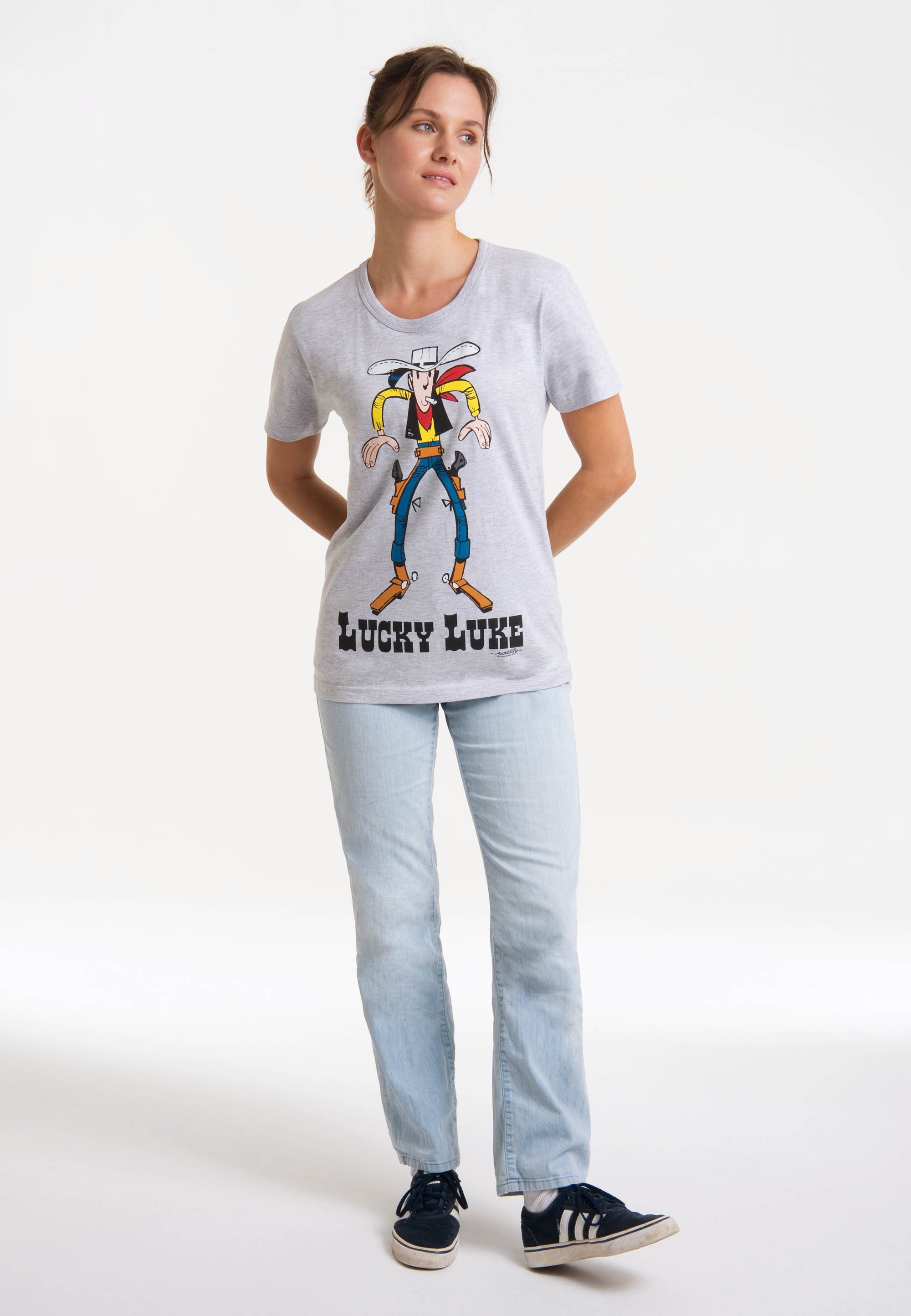 LOGOSHIRT T-Shirt Lucky Luke Colt mit lizenziertem Print