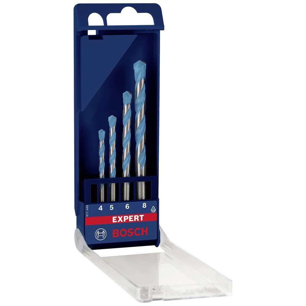 BOSCH Mehrzweckbohrer EXPERT MultiConstruction CYL-9 Bohrer-Set, 4/5/6/8 mm 2608900649