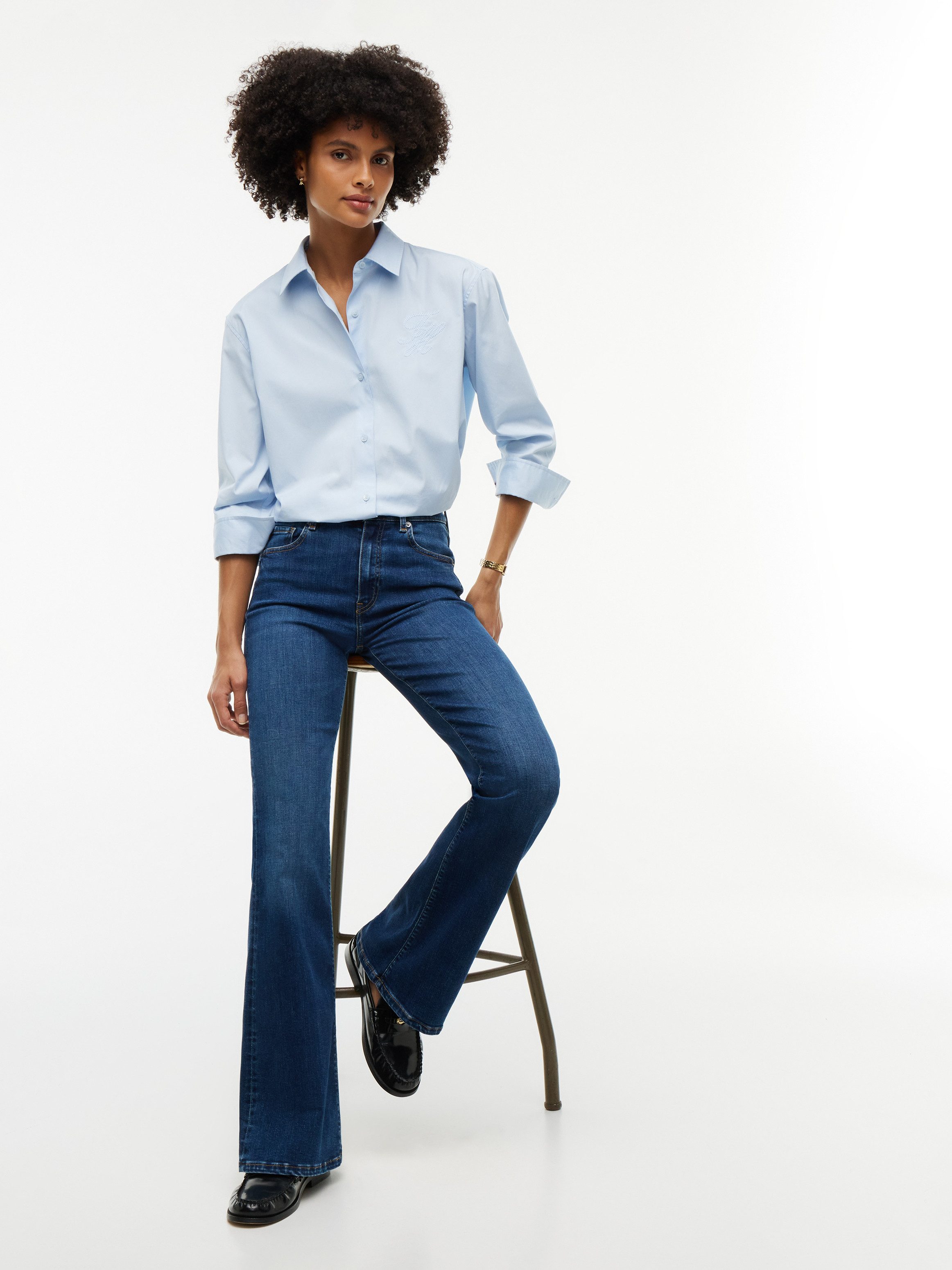 Tommy Hilfiger Bootcut-Jeans LUNA MID RISE FLARE ESSENTIAL Baumwollmischung, in ausgestellter Form, mid waist – Bild 4 von 5