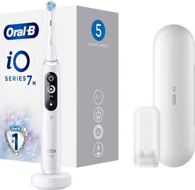 Oral B Elektrische Zahnbürste iO Series 7N, Aufsteckbürsten: 1 St., Magnet-Technologie