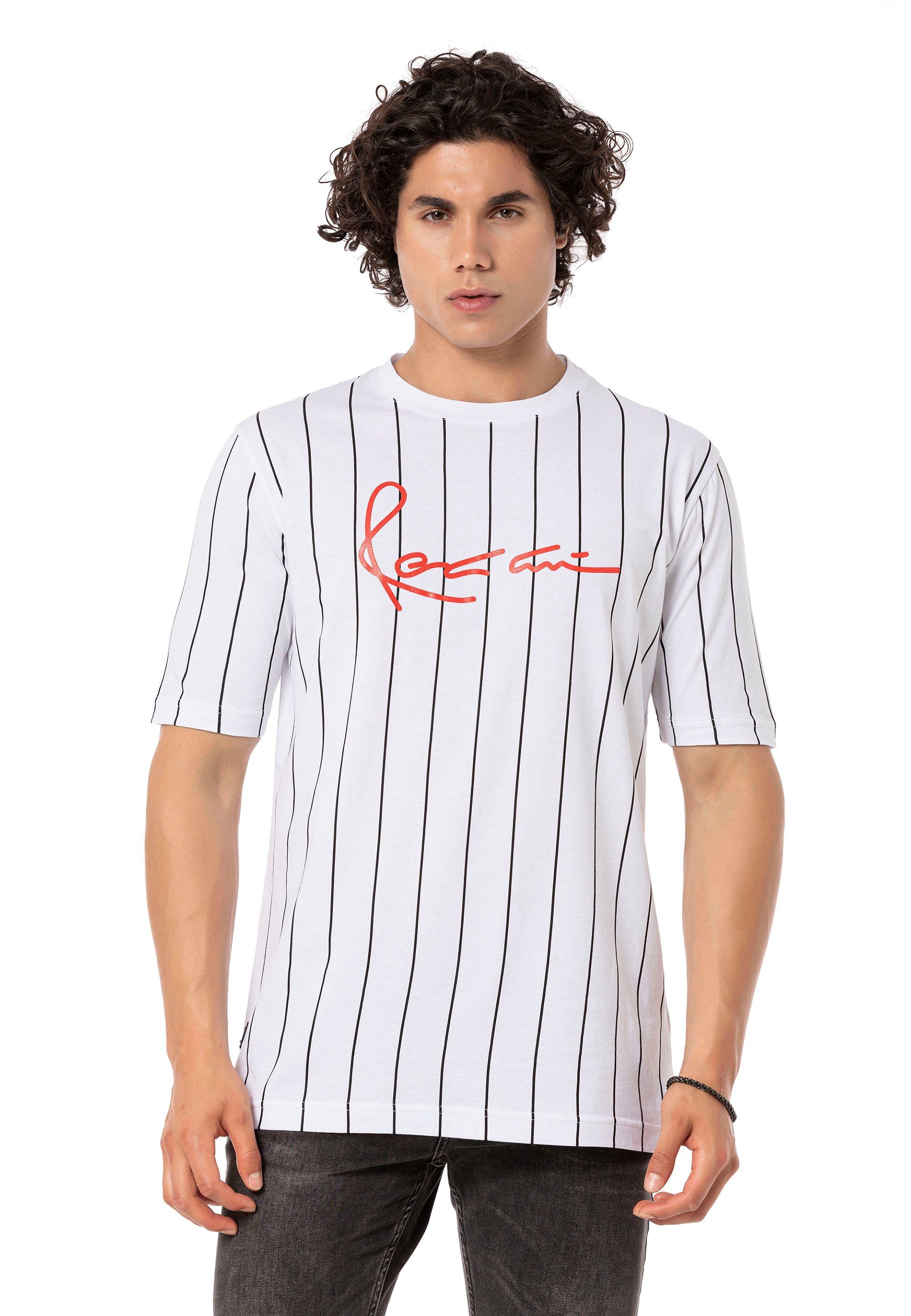 RedBridge T-Shirt Canterbury mit weiß bequemer Passform