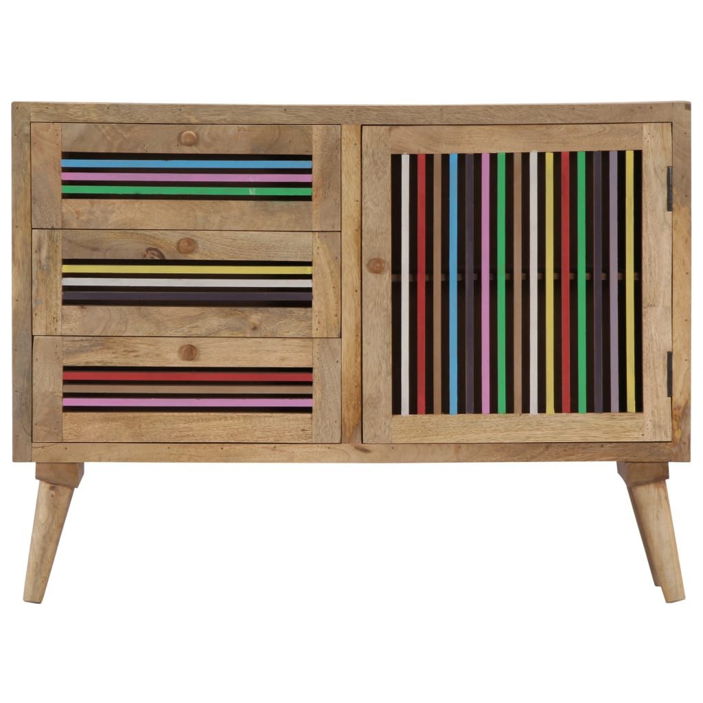vidaXL Sideboard NA Sideboard 100x30x75 cm Massivholz Mango