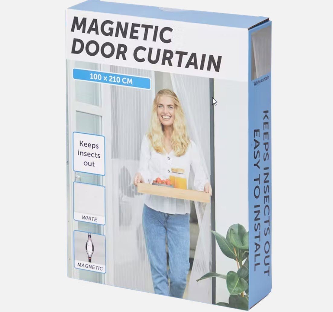 Spectrum Insektenschutz-Vorhang Fliegenvorhang magnetisch 100 x 210 cm