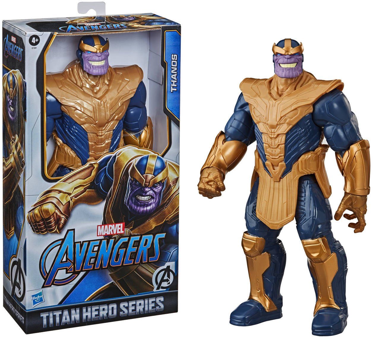 Hasbro Actionfigur Marvel Avengers Titan Hero Deluxe Thanos