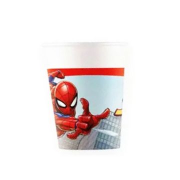 MARVEL Einweggeschirr-Set Marvel Spiderman kinder Geburtstag Deko Set 36tlg. Partyset (36-tlg)