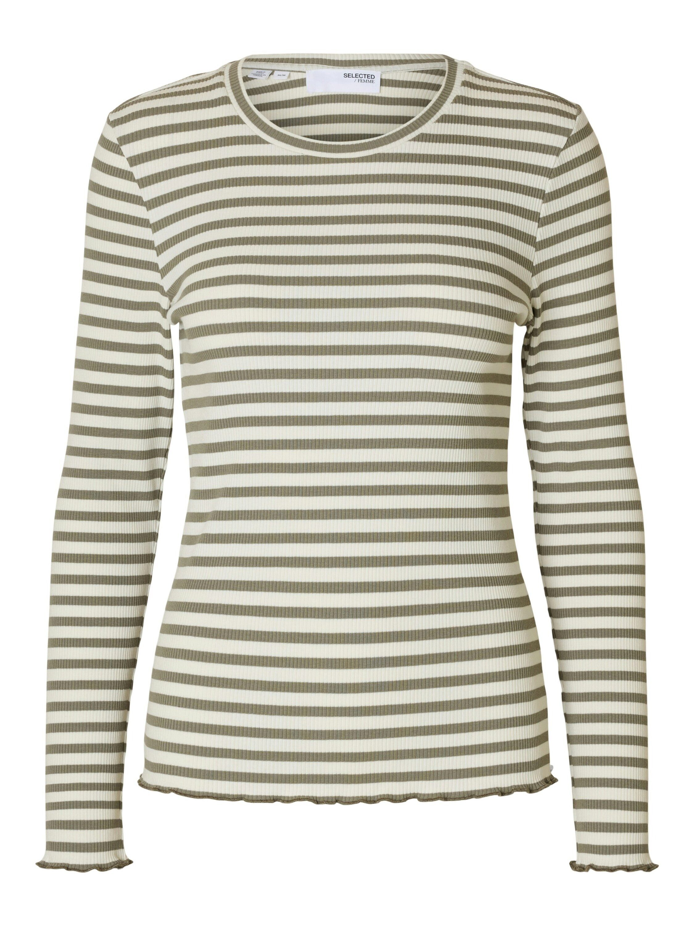 Selected Langarmshirt SLFAnna (1-tlg) Plain/ohne Details günstig online kaufen