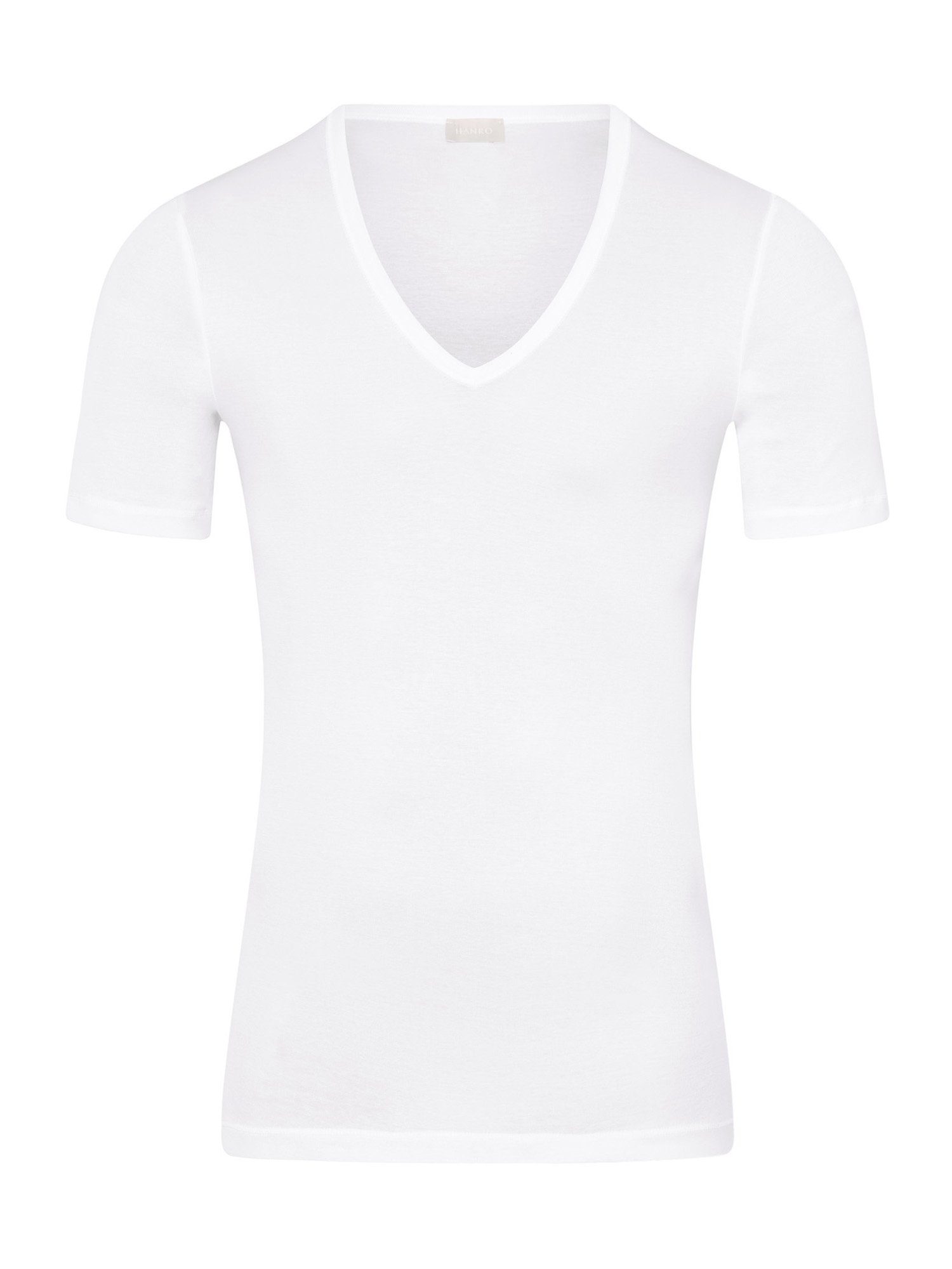 v-ausschnitt Pure V-Shirt Cotton t-shirt Hanro v-neck