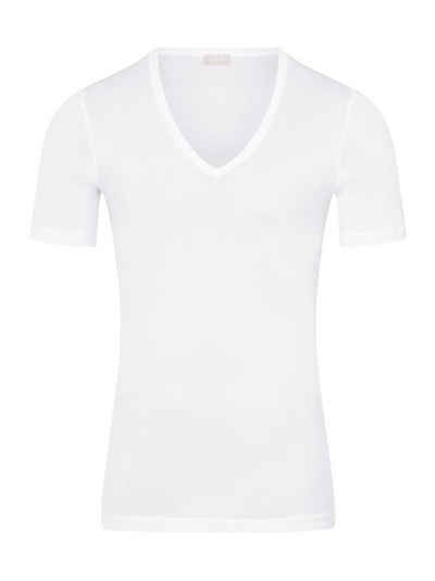 Hanro V-Shirt Cotton Pure t-shirt v-ausschnitt v-neck