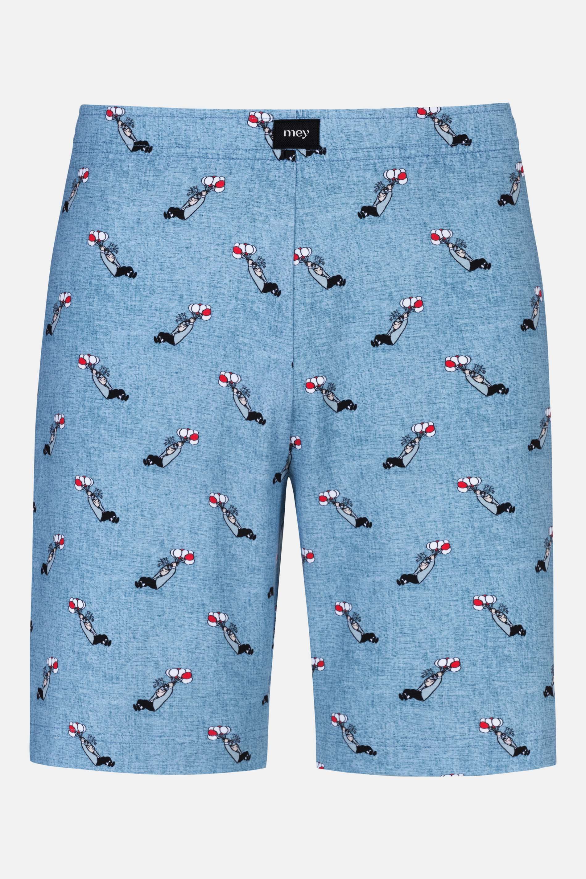 Mey Schlafhose Mey Hose kurz Serie mey x LORIOT mit Print Shorts (1-tlg) Limited Edition mit ikonischen LORIOT-Prints