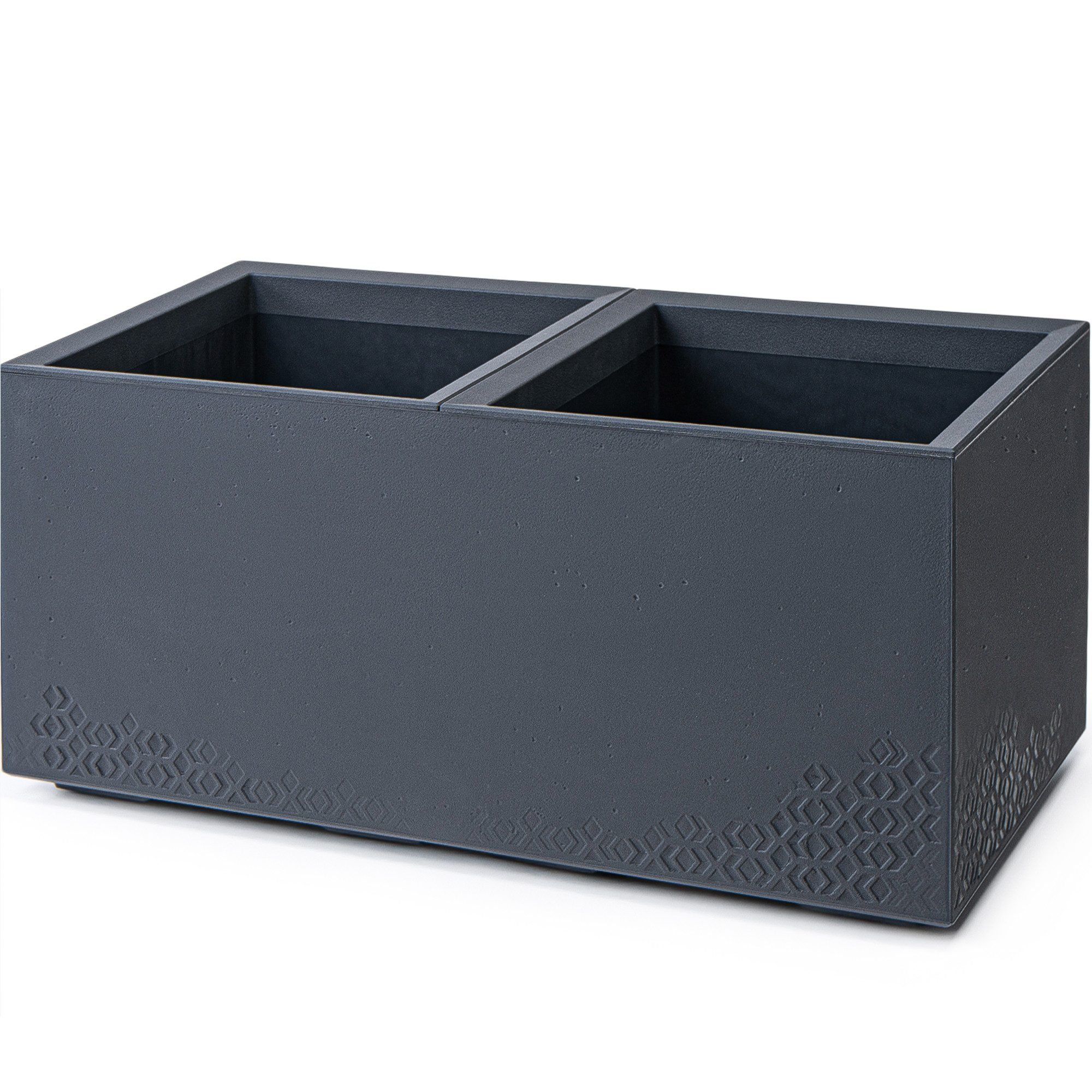 KONZEPT Pflanzkübel groß außen, Blumenkübel mit Rollen, aus Kunststoff (80 günstig online kaufen