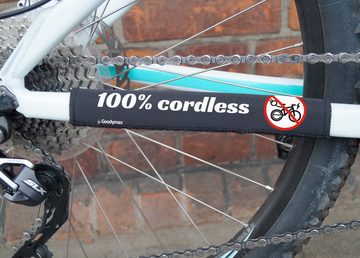 Goodymax Fahrradrahmen Kettenstrebenschutz "100 % cordless" Fahrradrahmen Neopren Schutz