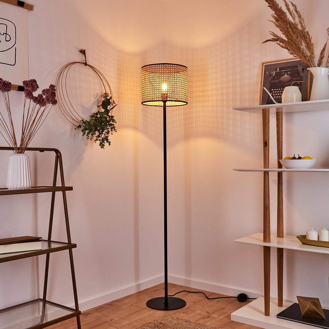 Touch Dimmer Decken Fluter LED Wohn Schlaf Raum Büro Leuchten Steh Boden Lampen 