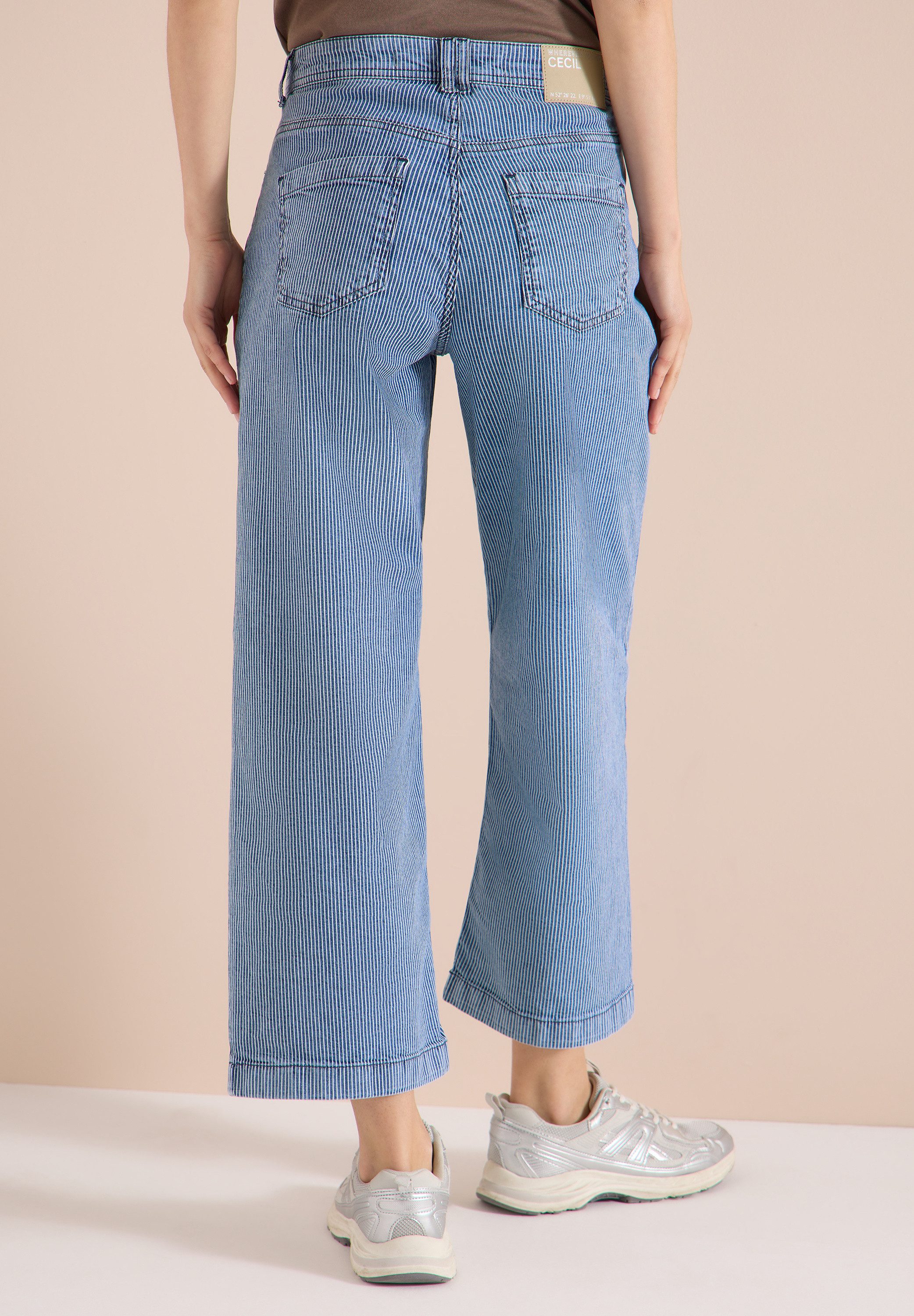 CECIL Loose-fit-Jeans aus Baumwolle mit Stretchanteil