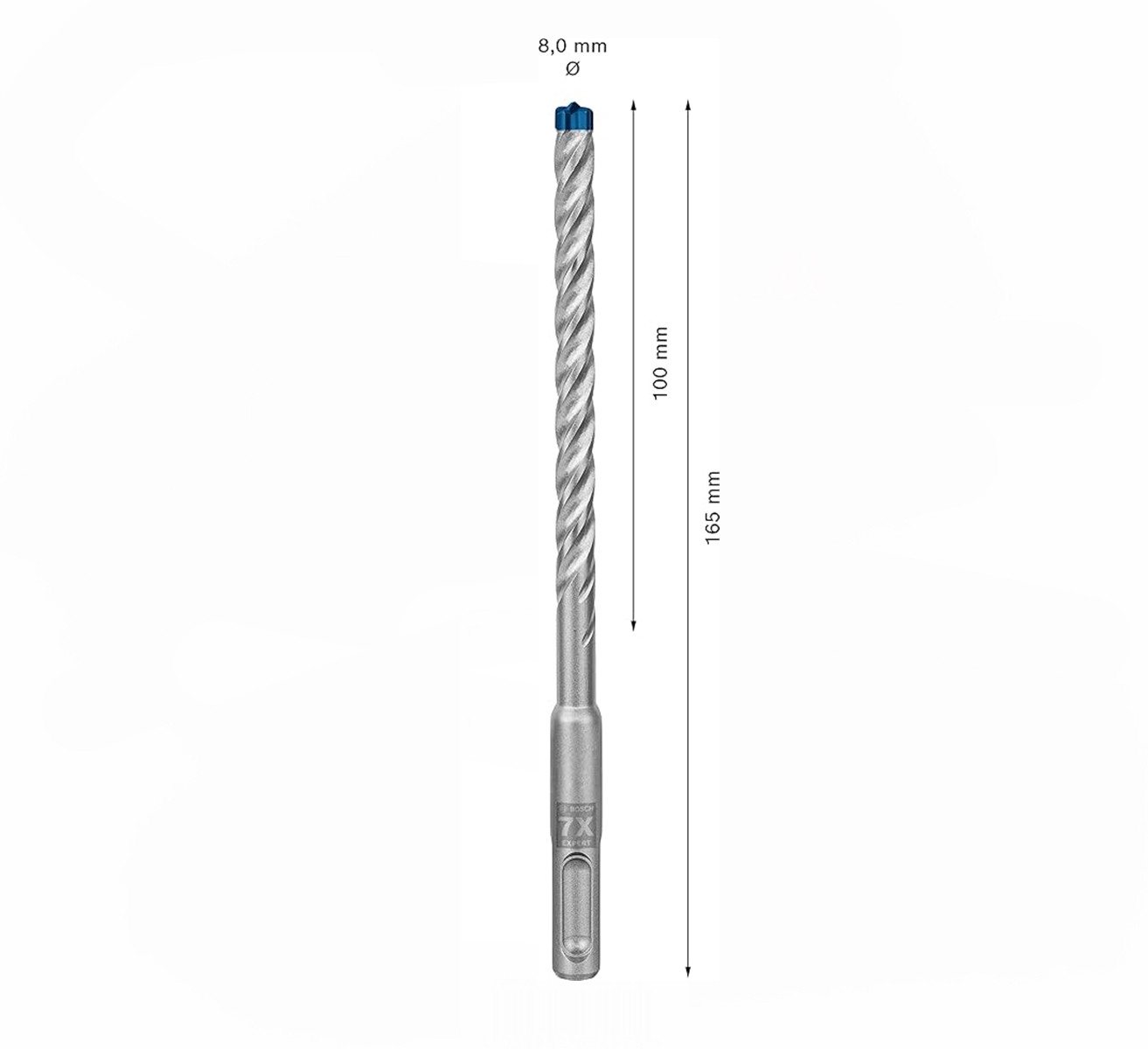 Thumbnail - BOSCH Betonbohrer Bosch EXPERT SDS plus 8 x 100 x 165 mm 7X Hammerbohrer